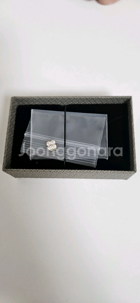 14k 클로버 목걸이팬던트--4