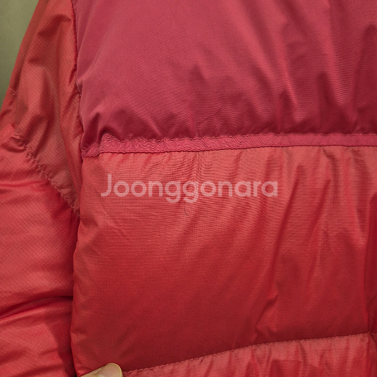 노스페이스 700 눕시 핑크 패딩 80--3