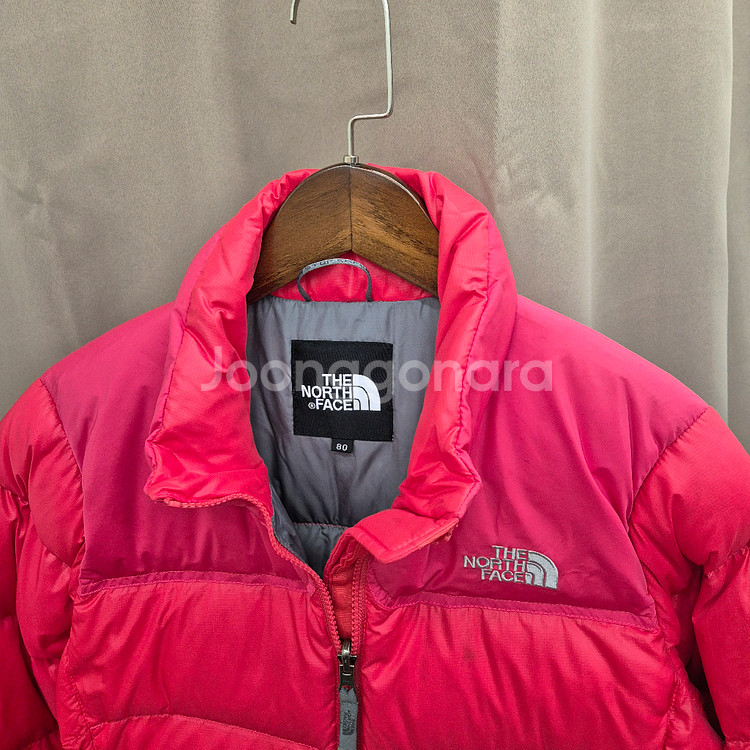 노스페이스 700 눕시 핑크 패딩 80--1