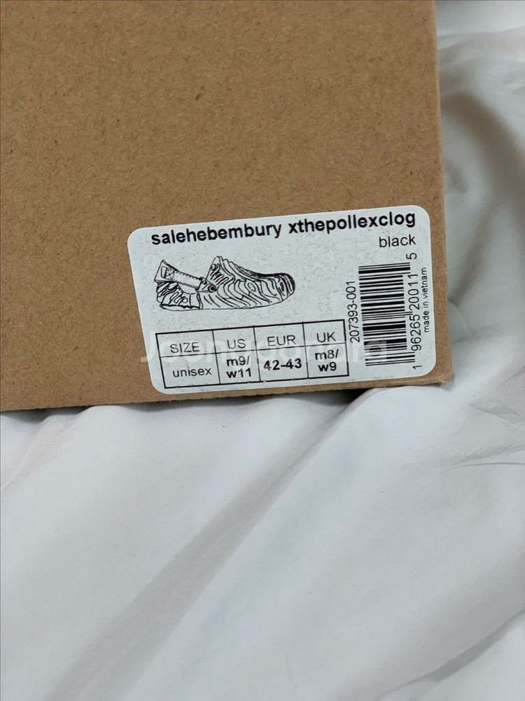 [270] 크록스x살레헤 벰버리 폴렉스 클로그 블랙US 9사이즈--0