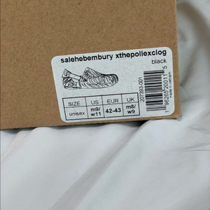 [270] 크록스x살레헤 벰버리 폴렉스 클로그 블랙US 9사이즈