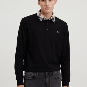 새상품) 닥스 남성 가을 겨울용 체크 카라티셔츠- 120사이즈