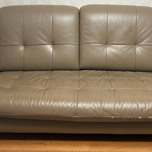 자코모 3인용 가죽 소파