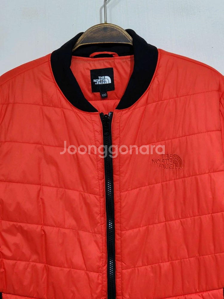 (100) 노스페이스 경량패딩 점퍼 배색 아웃도어 자켓--1