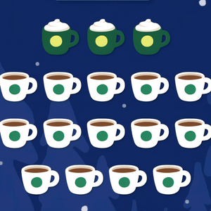 스타벅스 프리퀀시 완성본 2세트