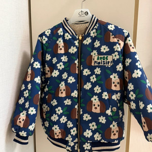 [운포]리미떼두두 양면 점퍼 팔아요 (따뜻 , 6세-날씬7세추천)