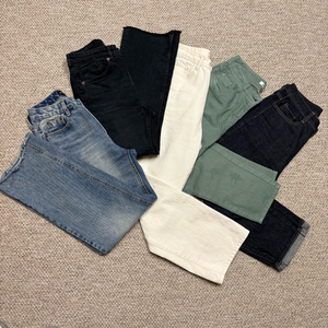여성 데님 or 면 팬츠 (허리 25~26) 5종 일괄 판매