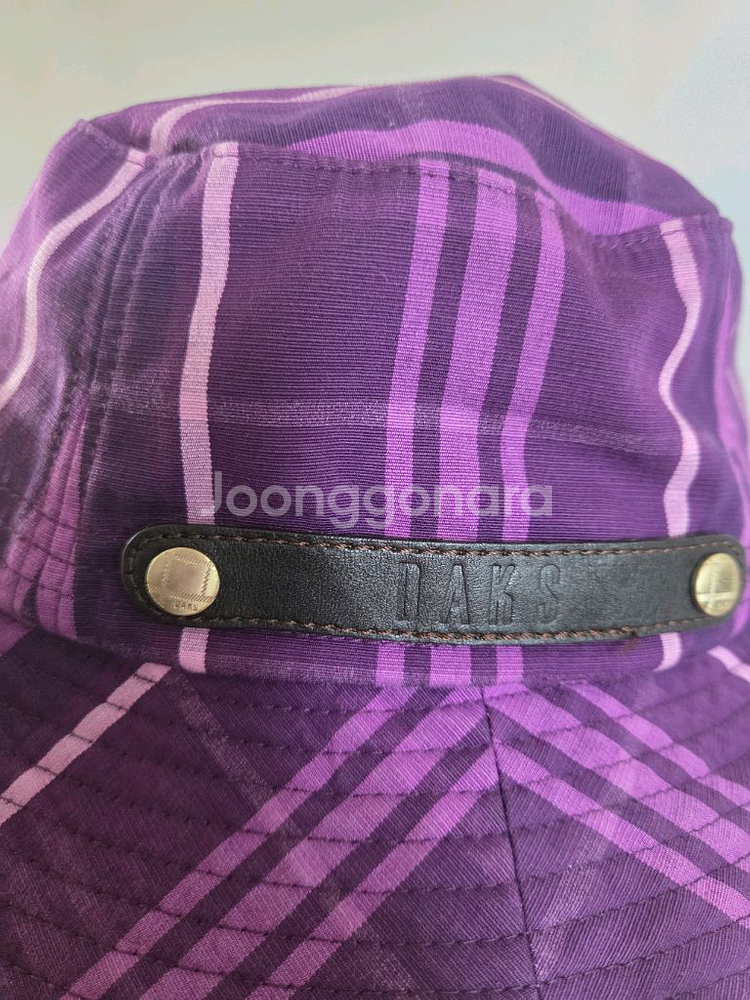 닥스 면 버킷햇--4