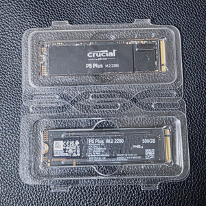 크루셜 P5 Plus M.2 SSD 500GB 2개