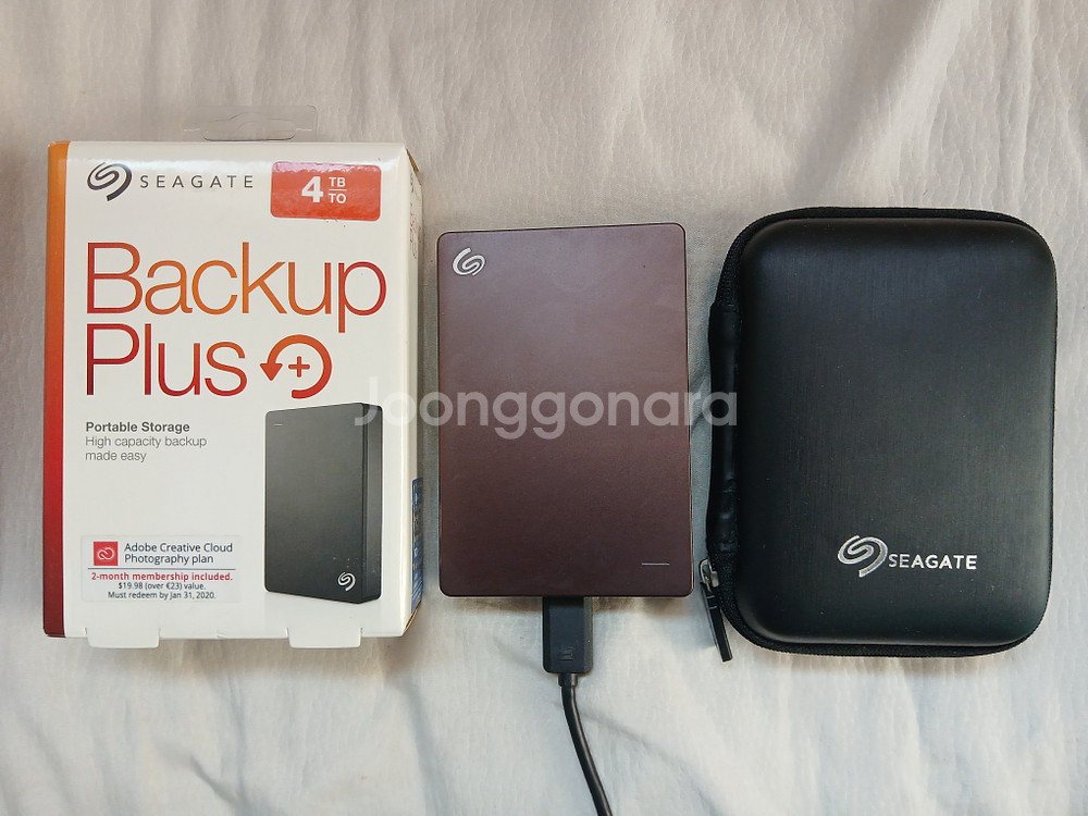 씨게이트 외장하드 4tb 4테라 14만원 판매--0