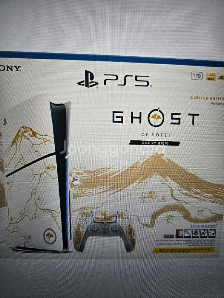 미개봉)PS5 슬림 디스크 고스트오브요테이 에디션 한정판--0