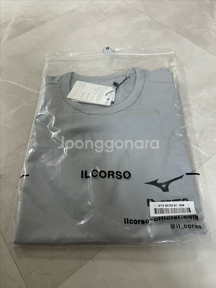 [M] 일꼬르소x미즈노 런앤무브 반팔 티셔츠--2