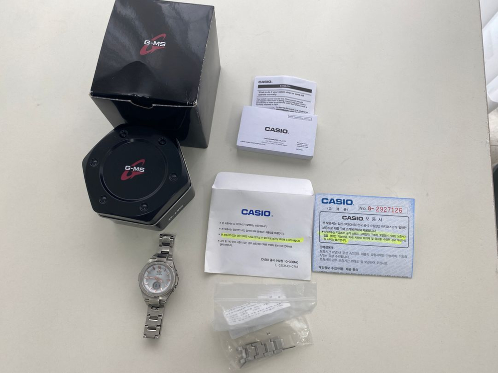 BABY-G 지샥 카시오 풀메탈 손목시계 MSG-S200D-7A G-MS--2