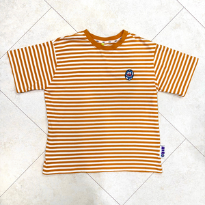 히로 X 팀코믹스 스트라이프 티셔츠 ORANGE 150