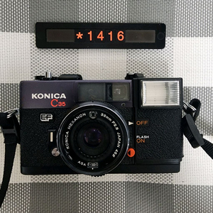 코니카 C 35 EF 필름카메라
