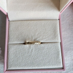 18k옐로골드반지