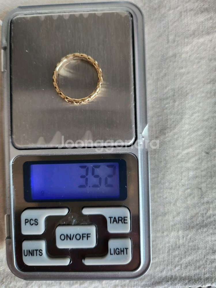 18k옐로골드반지--3