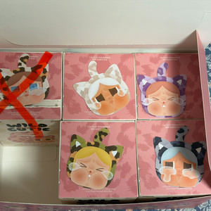 팝마트 정품 크라이베이비 표범냥이 표냥이 키링 새상품(5종)