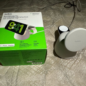 벨킨 부스트차지프로 맥세이프 2in1 무선충전기