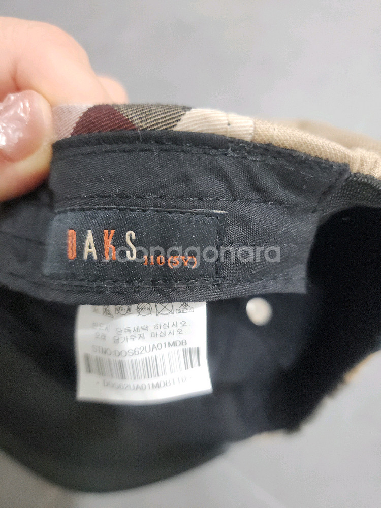 닥스키즈 캠프캡 모자(5y)--1