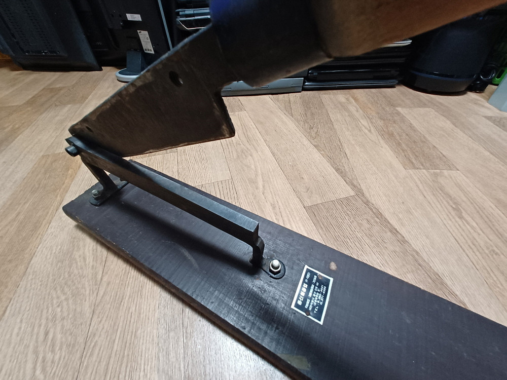 오래된 작두기 한약재료 다용도 840mm/140mm 골동품 소장용 이미지