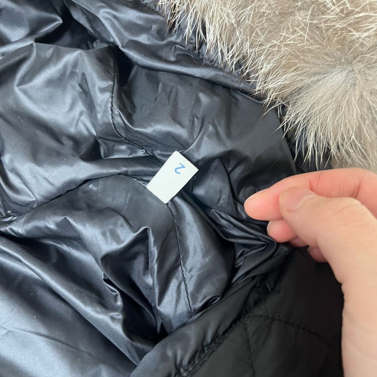 리얼 퍼 후드 패딩 점퍼--4