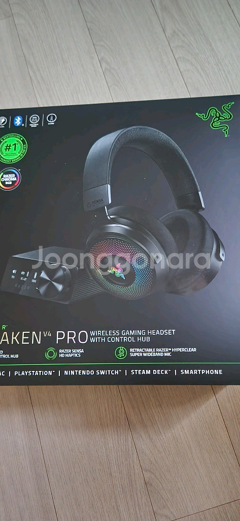 레이저코리아 크라켄 V4 프로 무선 게이밍 헤드셋--0