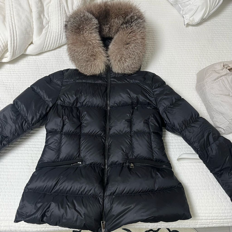 리얼 퍼 후드 패딩 점퍼--10