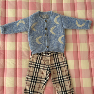 보보쇼즈 달가디건+버버리바지세트