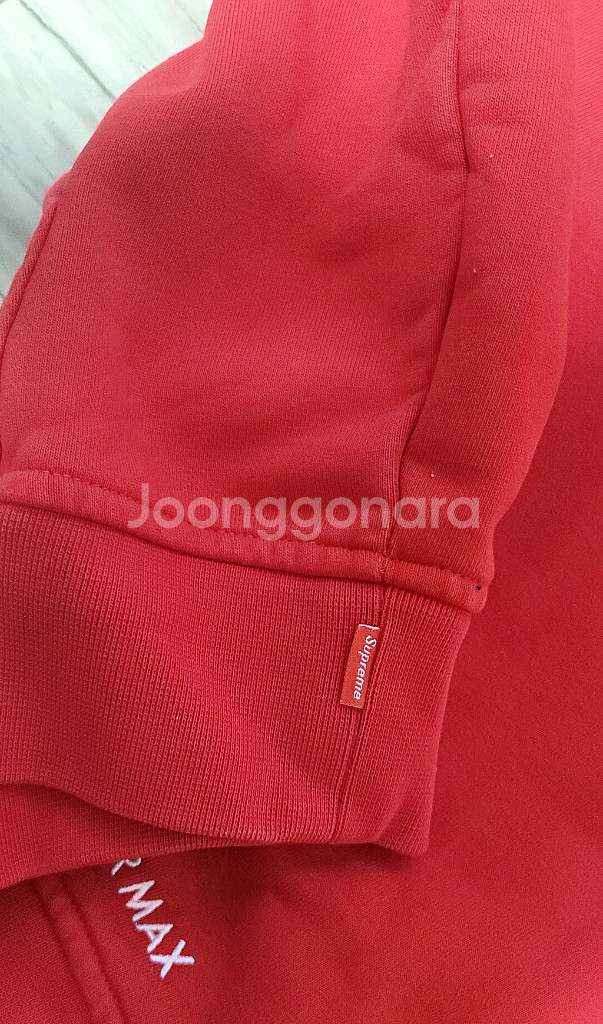 슈프림 x 나이키 집업 후드 스웨트셔츠--6