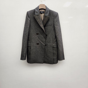 한섬 시스템 SYSTEM 모직 더블 버튼 자켓