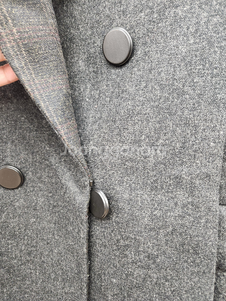 한섬 시스템 SYSTEM 모직 더블 버튼 자켓--3