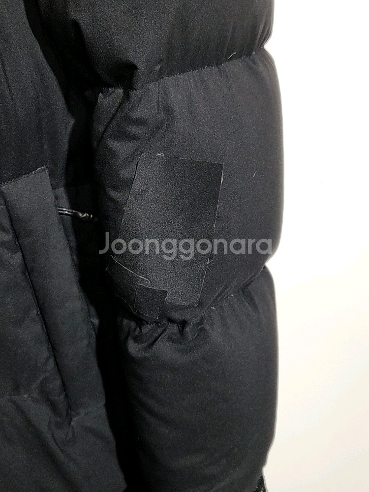 (XL) 노스페이스 롱패딩 점퍼 블랙 오리털 후드 다운코트--5