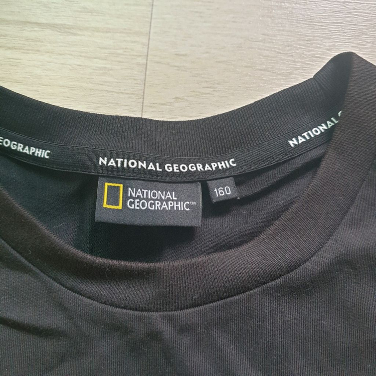 내셔널지오그래픽 아동 긴팔티 160 이미지