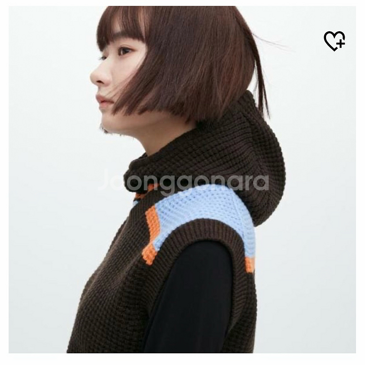 마르니 X 유니클로 니트 비라클라바 브라운--6