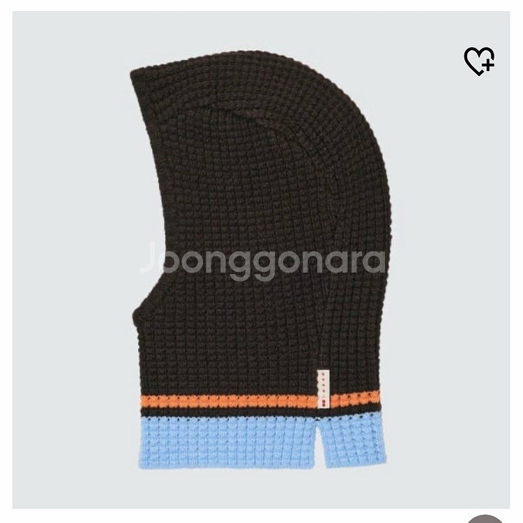 마르니 X 유니클로 니트 비라클라바 브라운--8