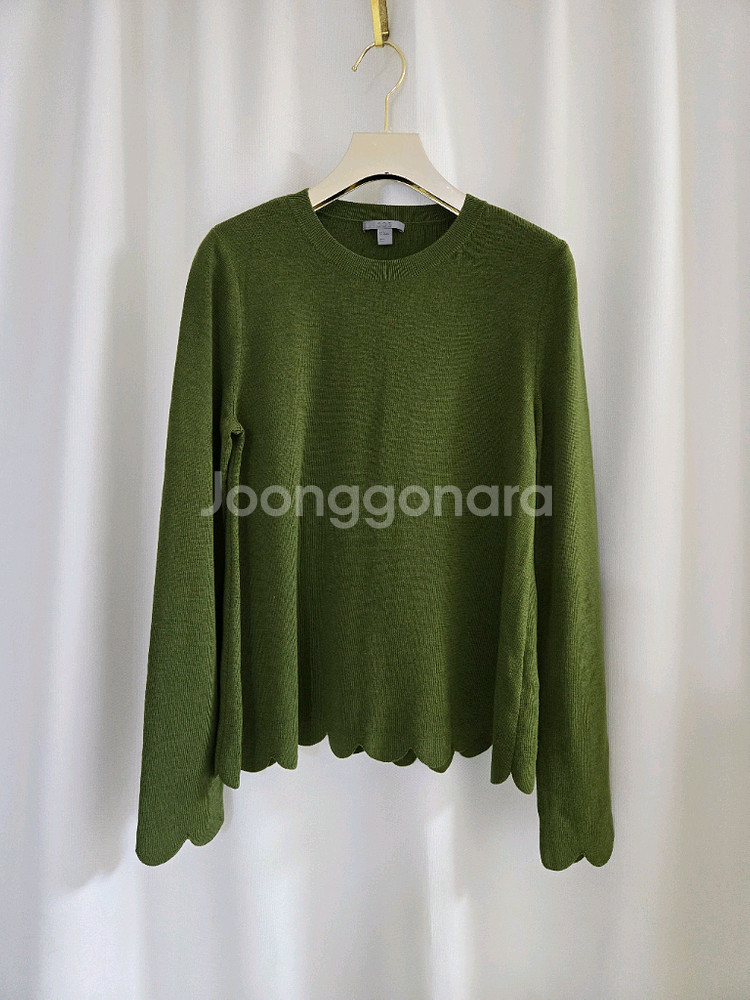 코스 니트 ㅡ 올리브 그린. 블랙--2