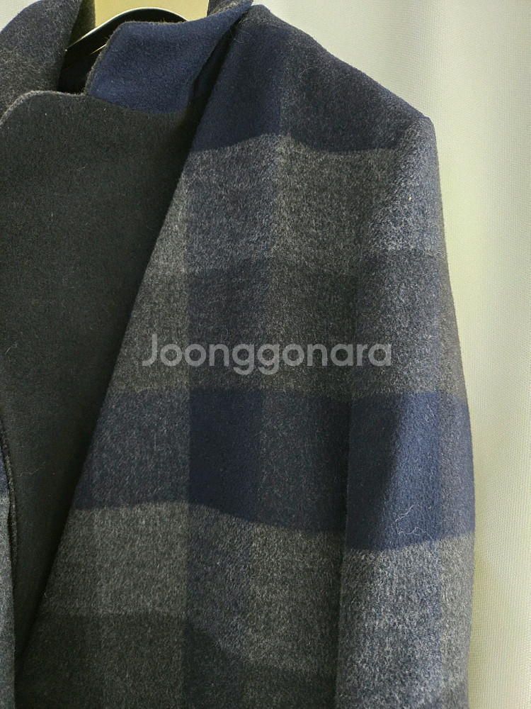 오즈세컨 체크 코트--3