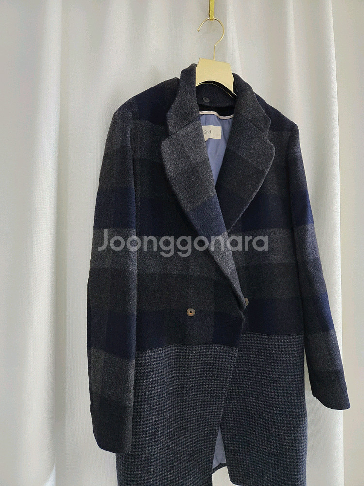 오즈세컨 체크 코트--1