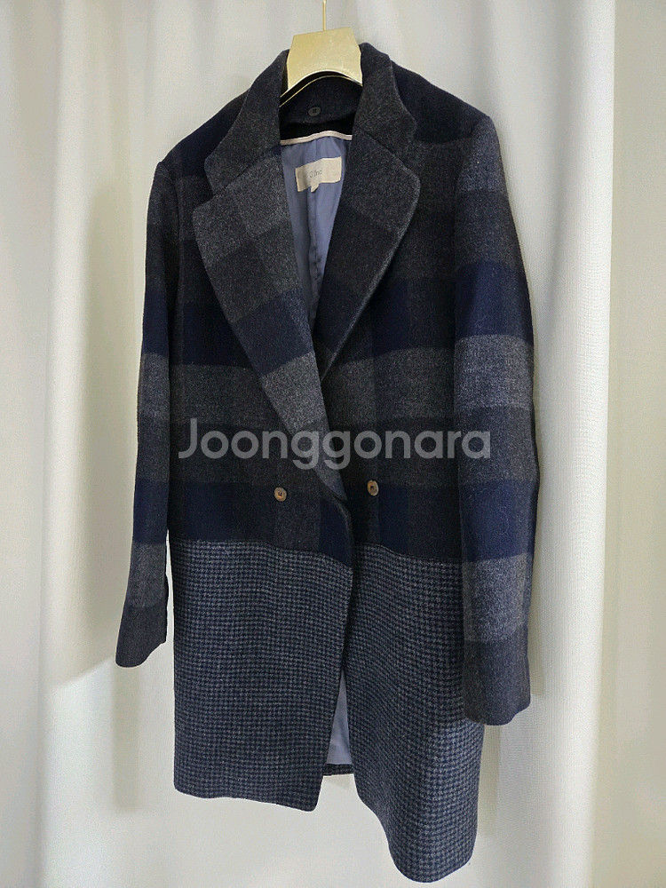 오즈세컨 체크 코트--2