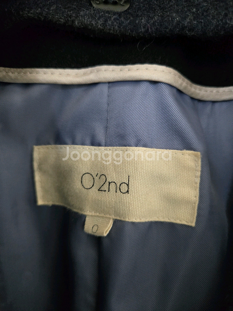 오즈세컨 체크 코트--5