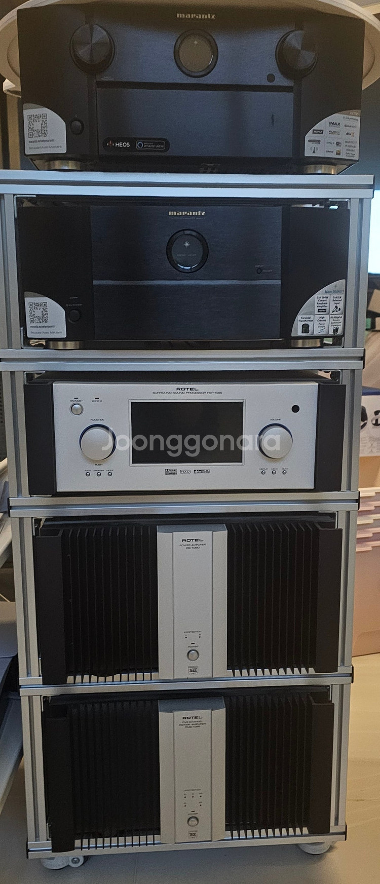 [판매] 로텔 MM8077 로텔 RB-1090 [파워앰프], 로텔 RSP-1098 [AV 프로세서]--0