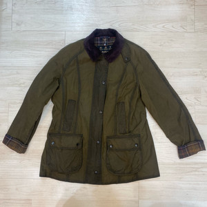 바버 비드넬(여성) 왁스 자켓 올리브 UK12사이즈