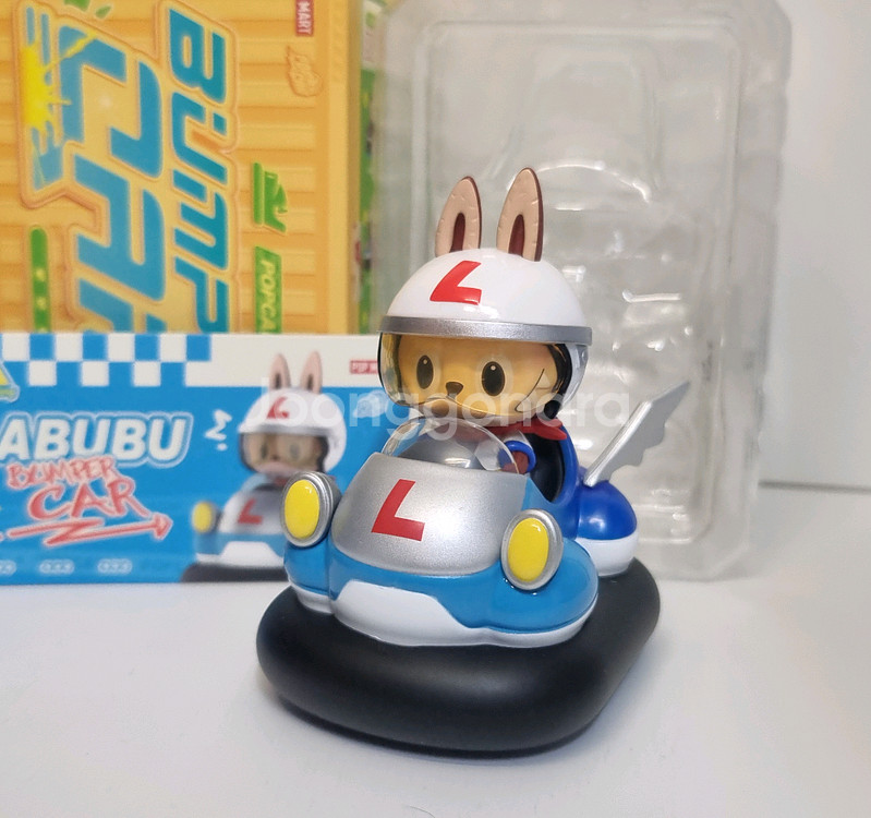 팝마트 라부부 범퍼카 피규어--1