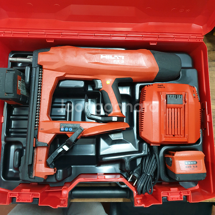 HILTI 힐티 충전식 노가스 타정기 BX3 풀세트--0