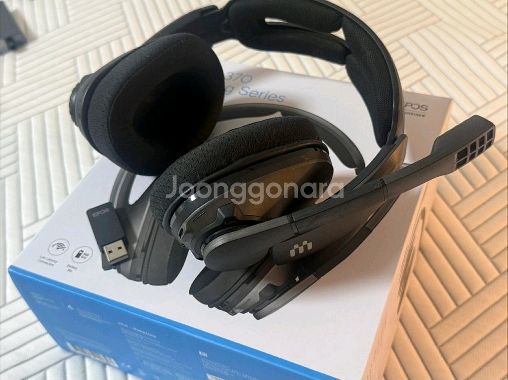젠하이저 GSP370 게이밍 무선 헤드셋 팝니다--0