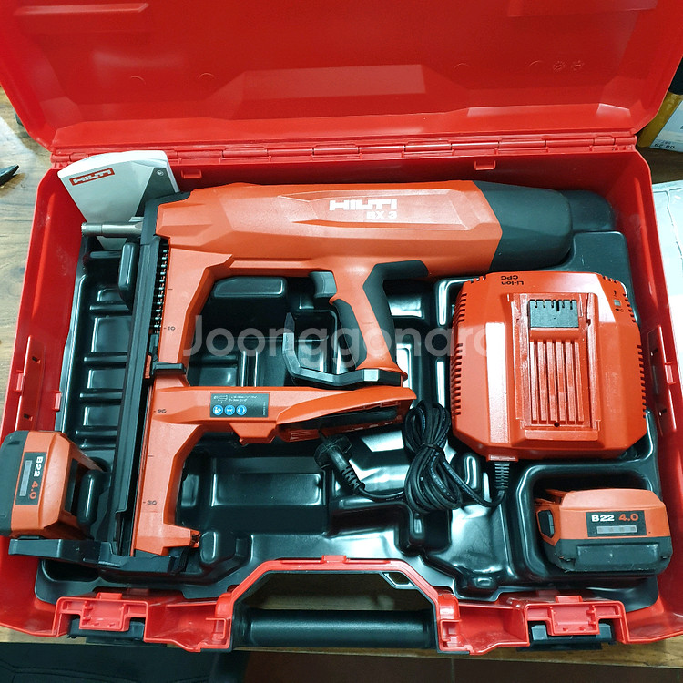 HILTI 힐티 충전식 노가스 타정기 BX3 풀세트--0