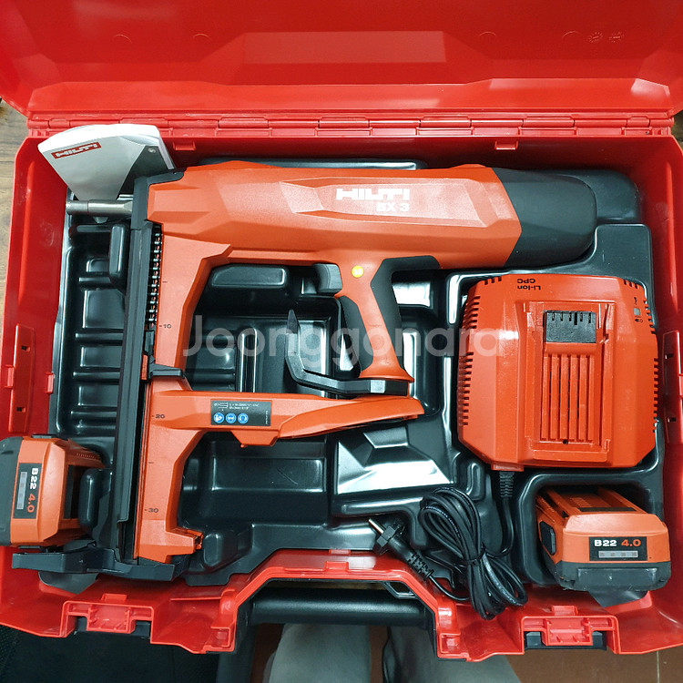 HILTI 힐티 충전식 노가스 타정기 BX3 풀세트--4
