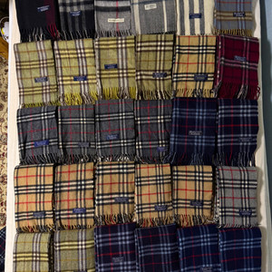 버버리 정품 체크 머플러 목도리 공용