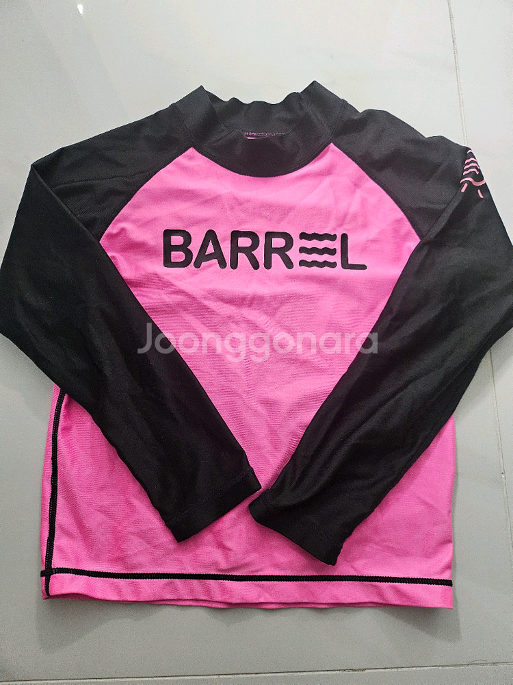 배럴 키즈 래쉬가드 L 핑크--0